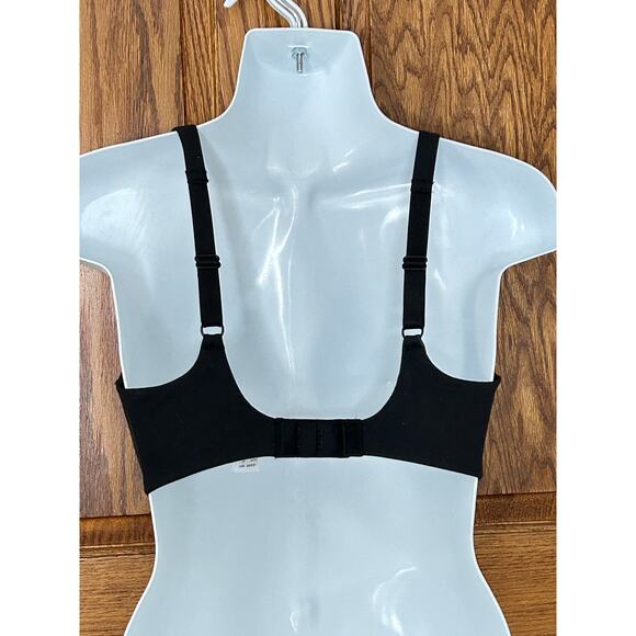 Wacoal 852189 How Perfect Wire Free T‑Shirt Bra 32DD Black - Picture 3 of 6